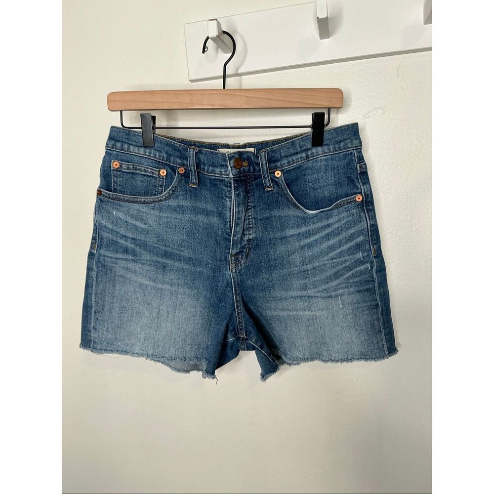 Madewell High Rise Denim Shorts | Blue in 29